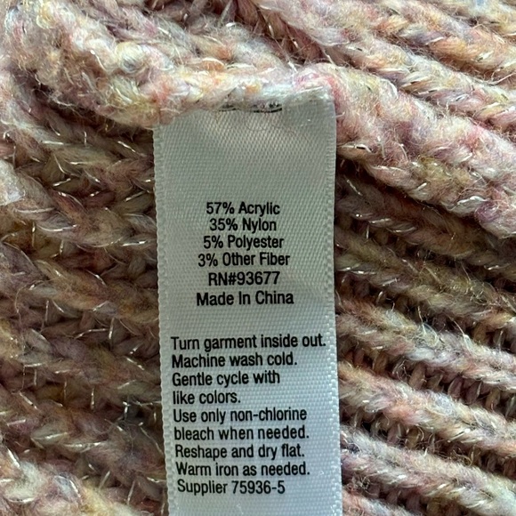 a.n.a Women's Mauve Cowl Neck Sweater Size L - Picture 9 of 9